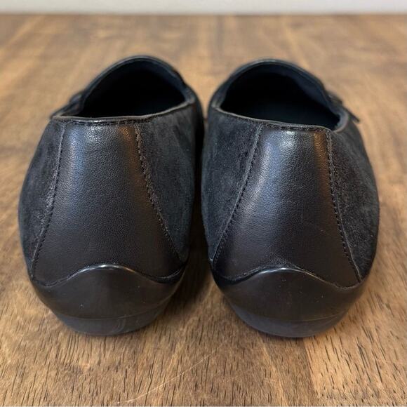 Dansko Olena Leather Pewter Metallic Suede Professional Clog Shoe Women's Sz 38 - Picture 4 of 9